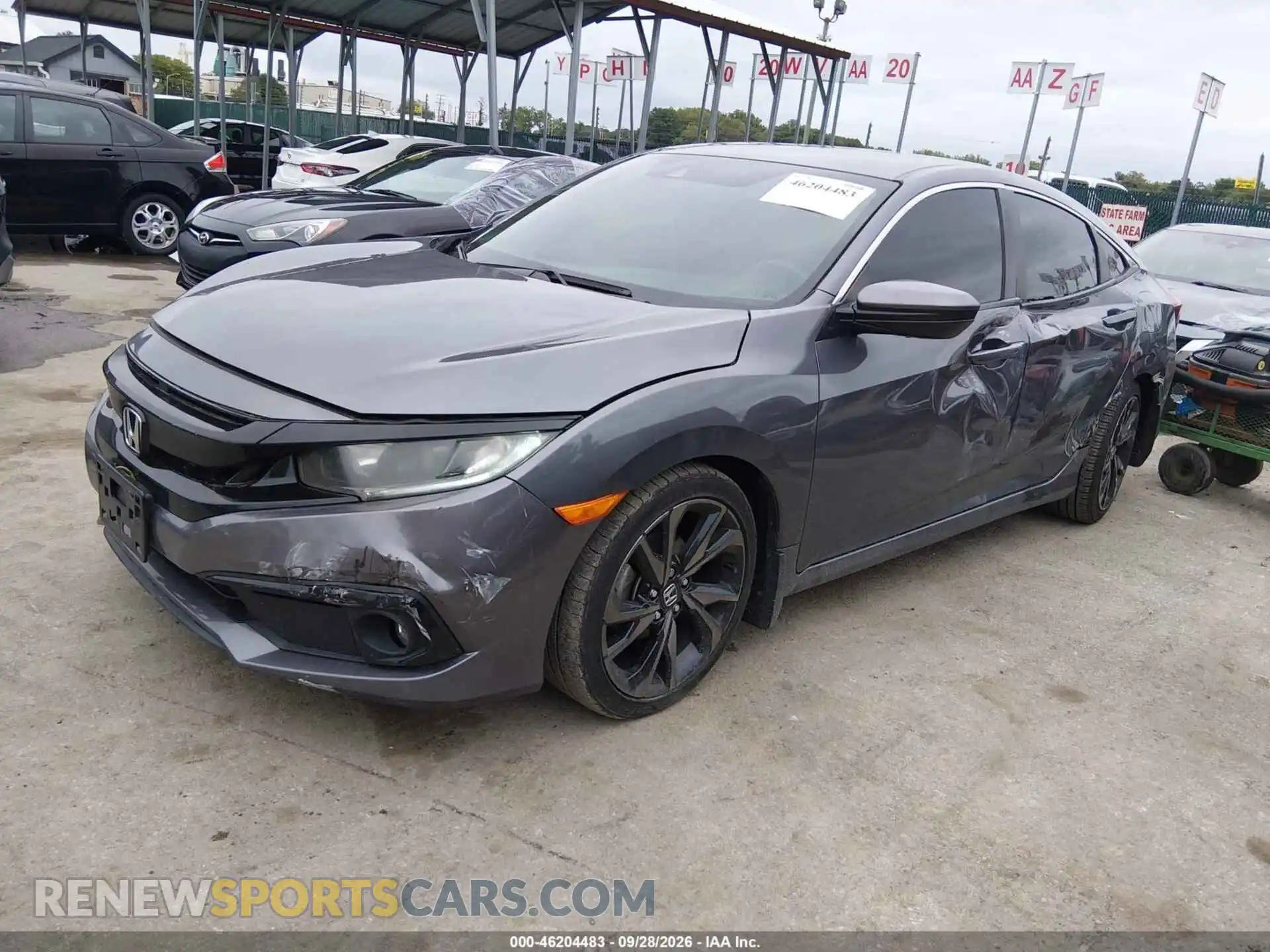 2 Photograph of a damaged car 2HGFC2F84MH531652 HONDA CIVIC 2021