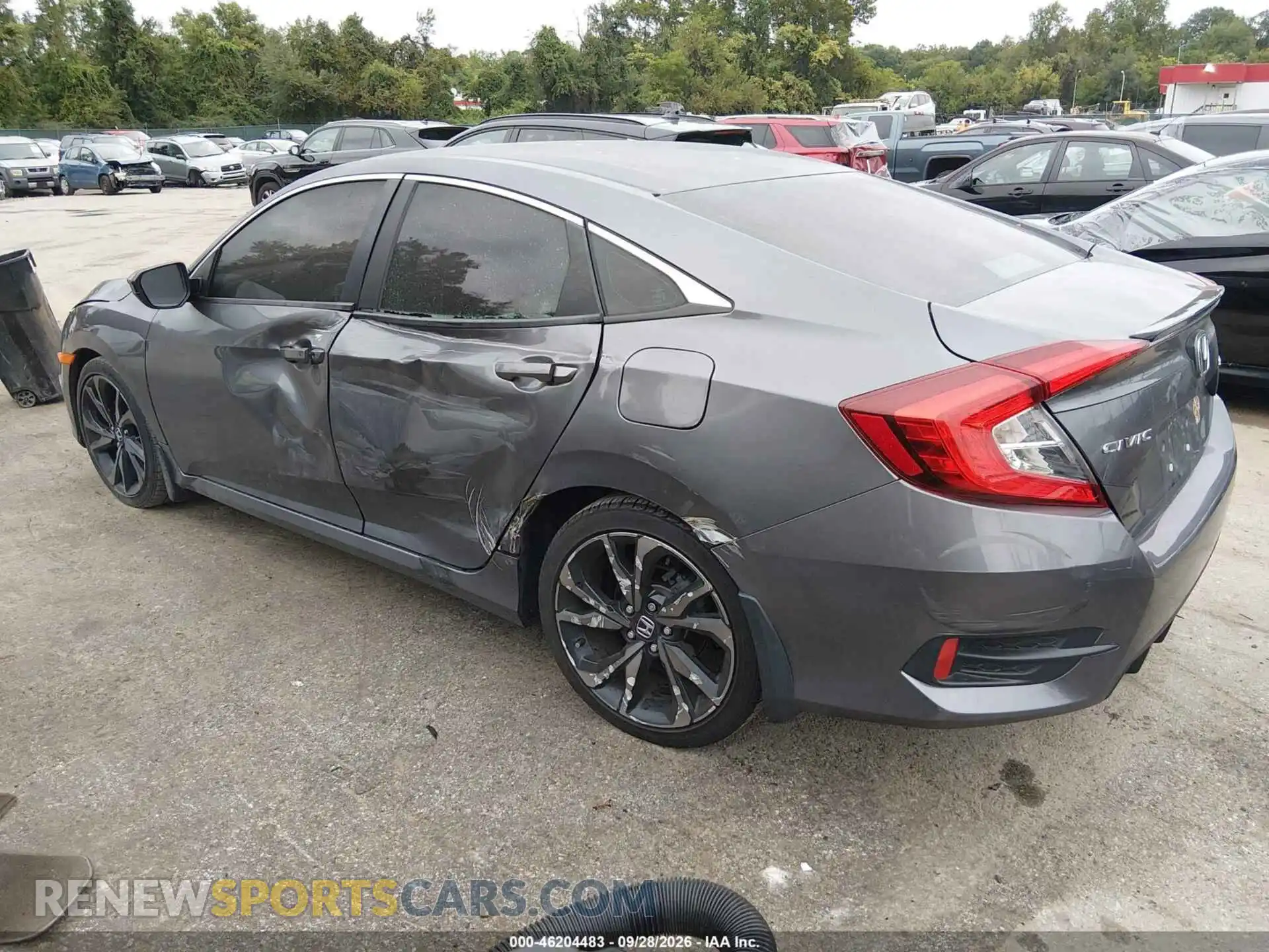 3 Photograph of a damaged car 2HGFC2F84MH531652 HONDA CIVIC 2021