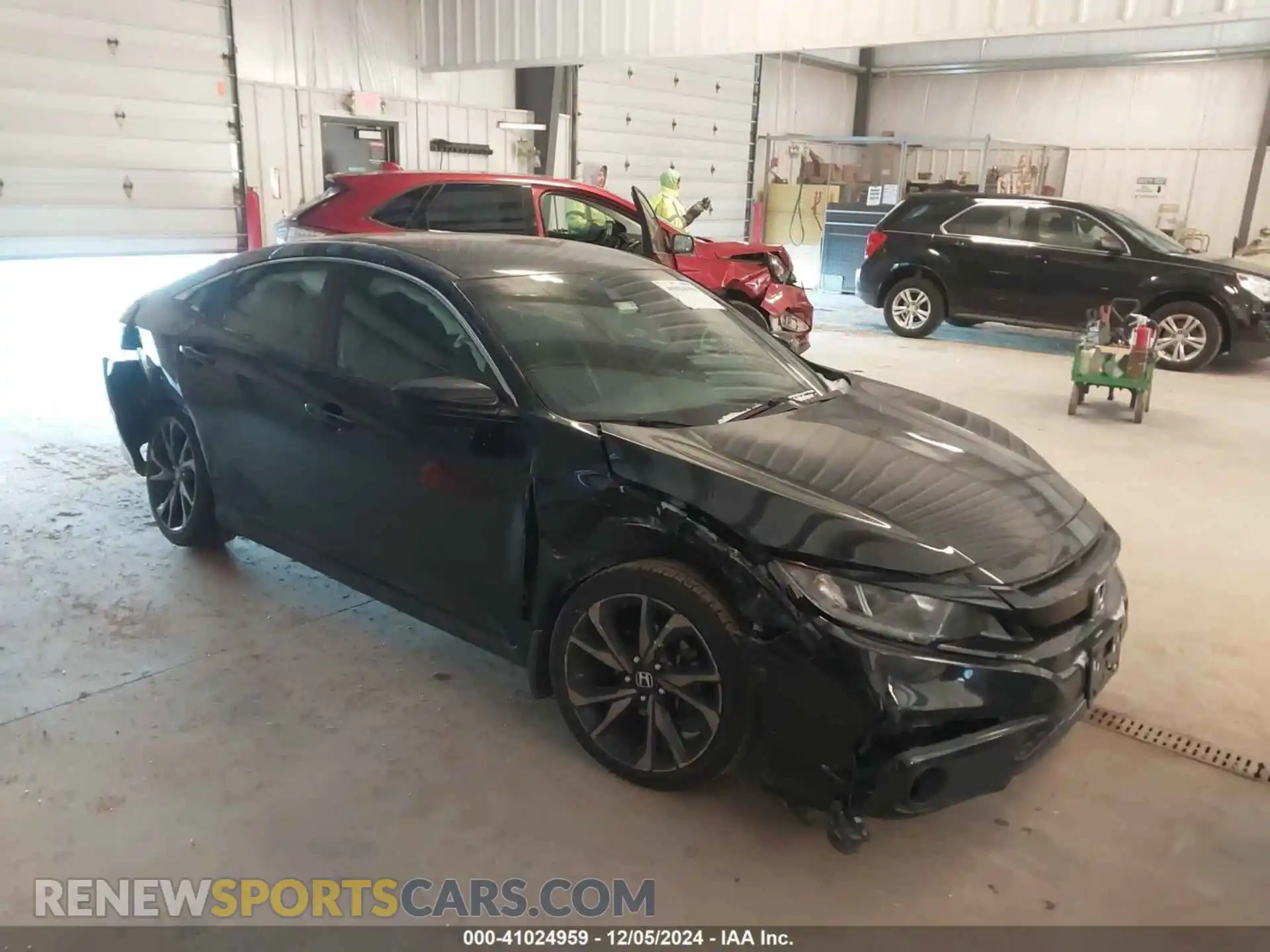 1 Photograph of a damaged car 2HGFC2F84MH536222 HONDA CIVIC 2021