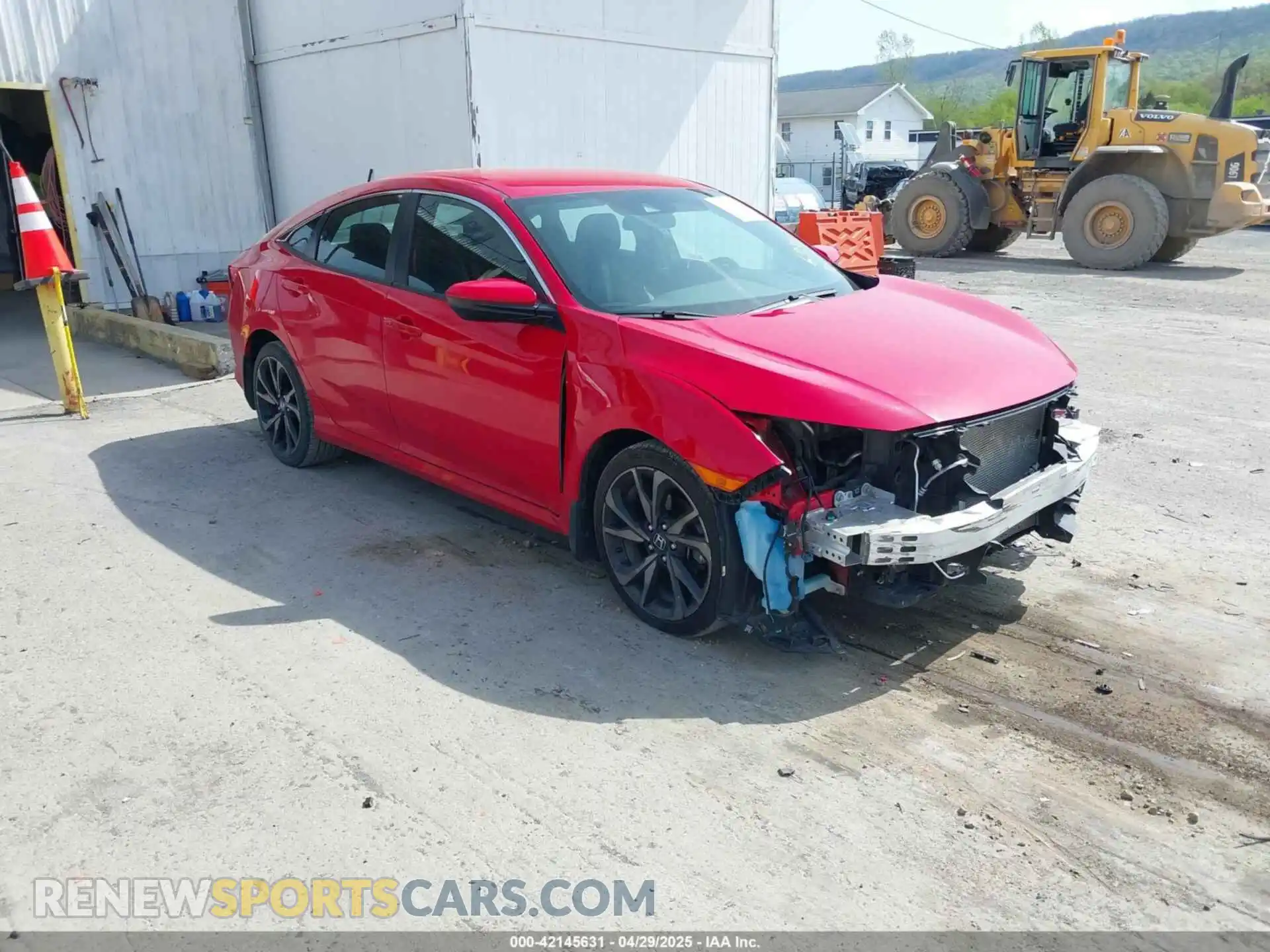 1 Photograph of a damaged car 2HGFC2F84MH536320 HONDA CIVIC 2021