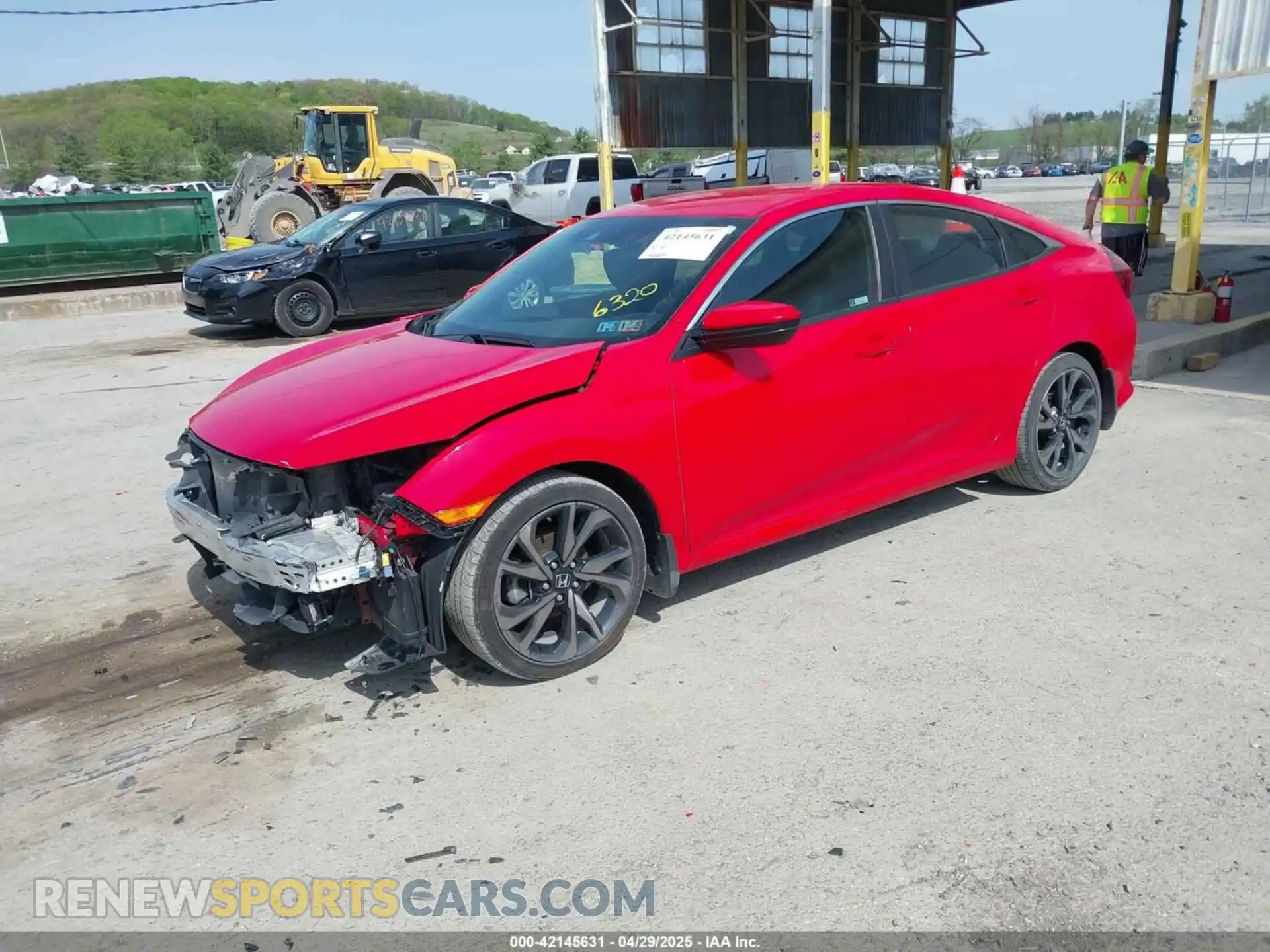 2 Photograph of a damaged car 2HGFC2F84MH536320 HONDA CIVIC 2021