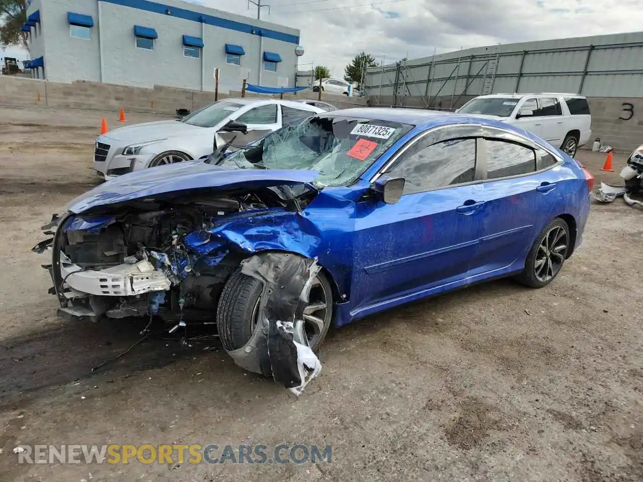 1 Photograph of a damaged car 2HGFC2F84MH538892 HONDA CIVIC 2021