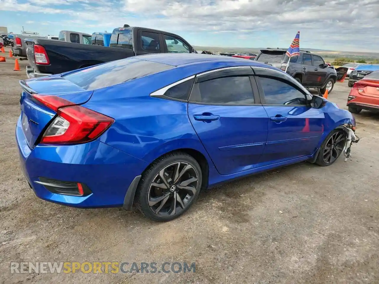 3 Photograph of a damaged car 2HGFC2F84MH538892 HONDA CIVIC 2021