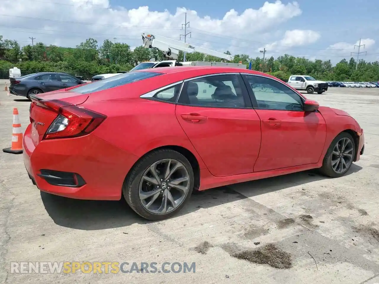 3 Photograph of a damaged car 2HGFC2F84MH539833 HONDA CIVIC 2021