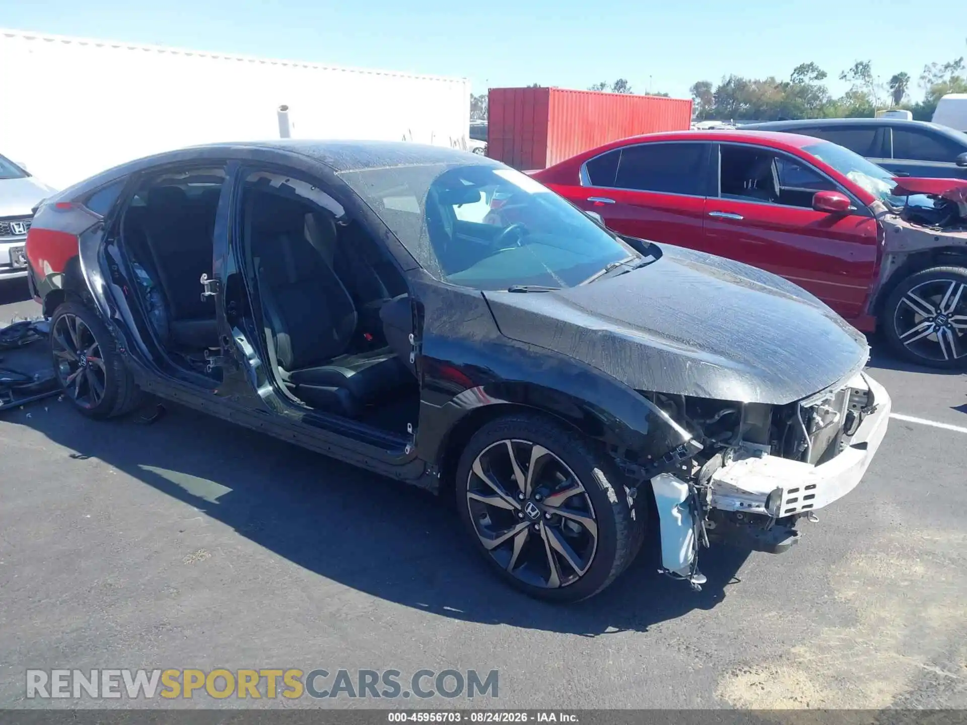 1 Photograph of a damaged car 2HGFC2F84MH550475 HONDA CIVIC 2021