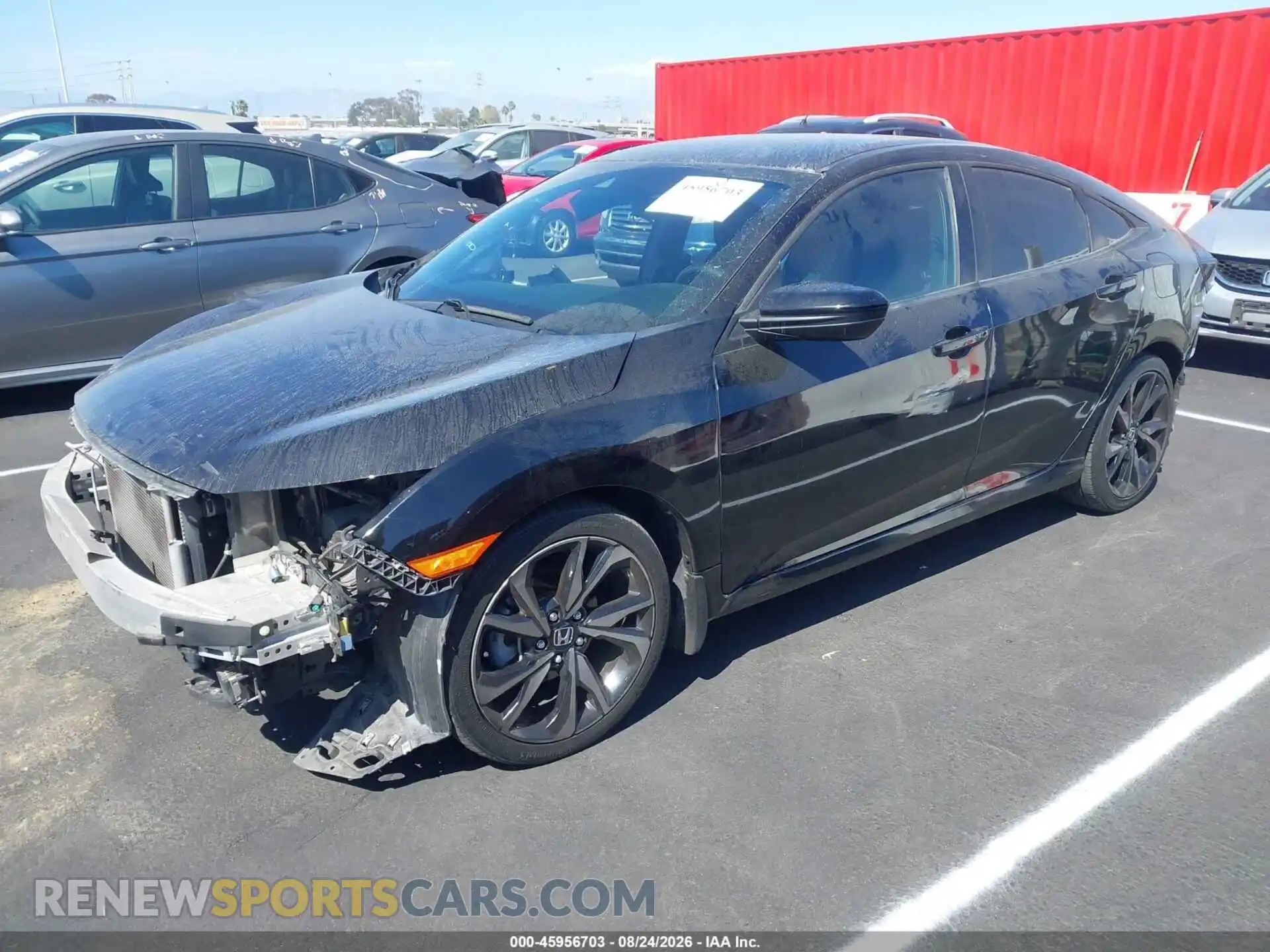 2 Photograph of a damaged car 2HGFC2F84MH550475 HONDA CIVIC 2021