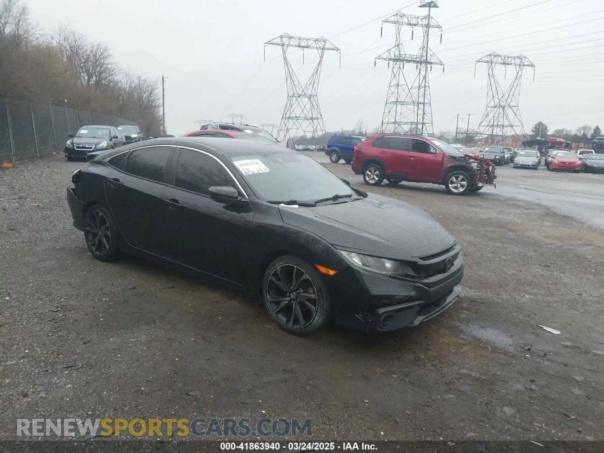 1 Photograph of a damaged car 2HGFC2F85MH501480 HONDA CIVIC 2021