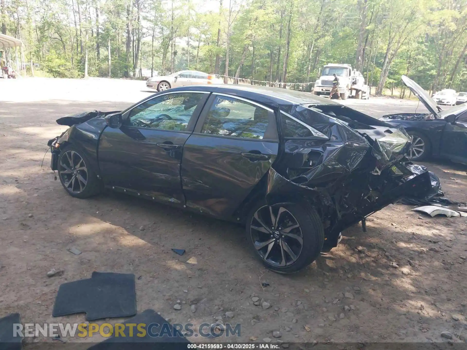 3 fotografías del automóvil dañado 2HGFC2F85MH509403 HONDA CIVIC 2021