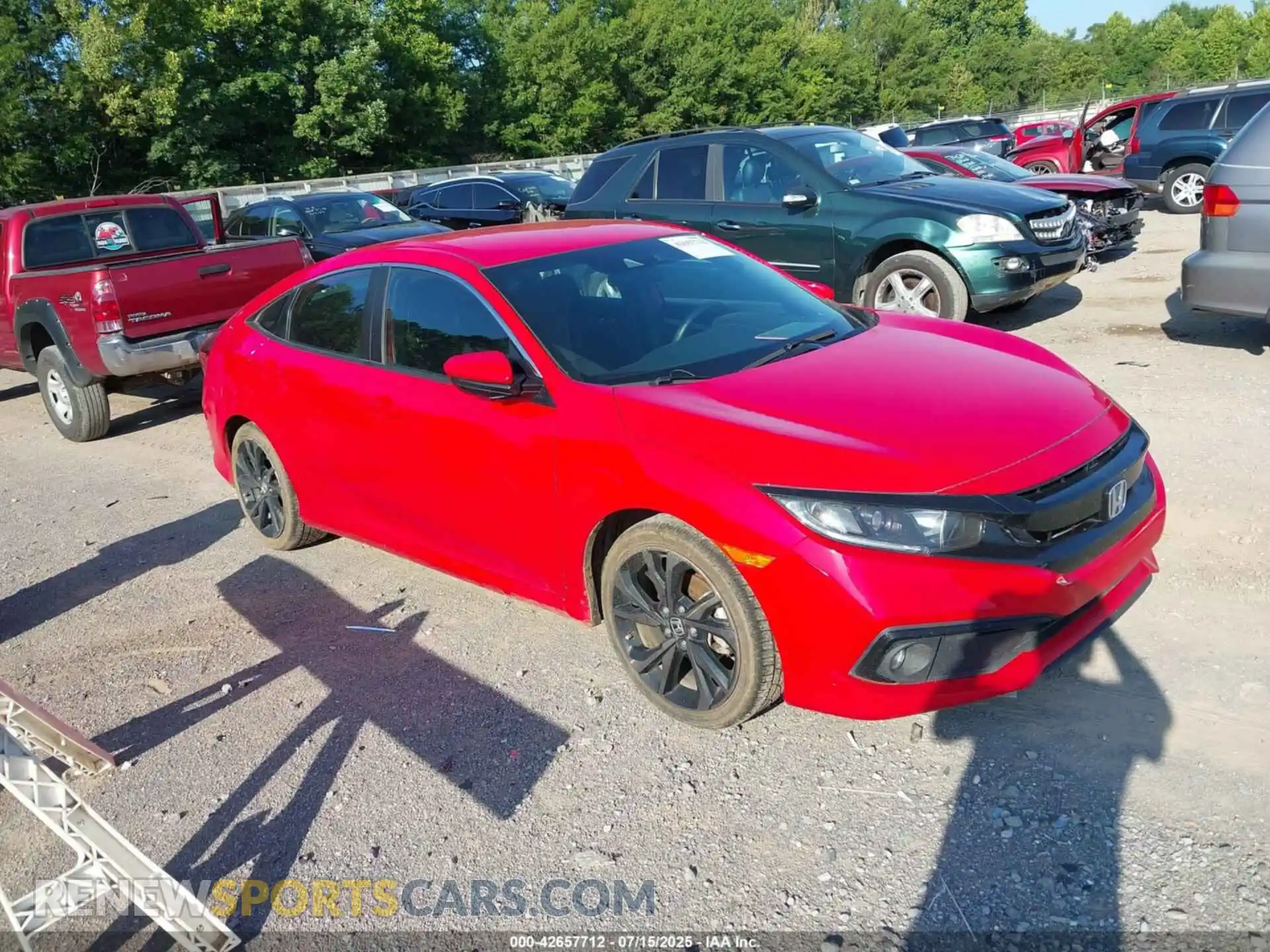 1 Photograph of a damaged car 2HGFC2F85MH527965 HONDA CIVIC 2021