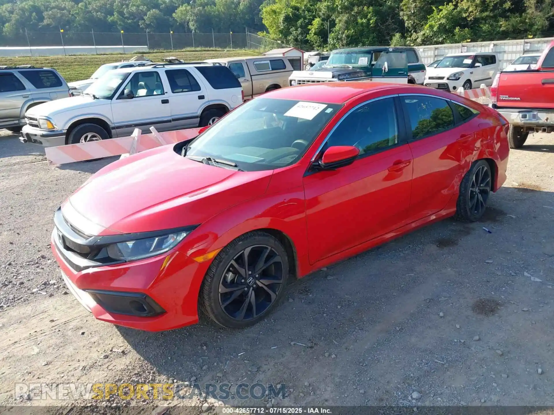 2 Photograph of a damaged car 2HGFC2F85MH527965 HONDA CIVIC 2021