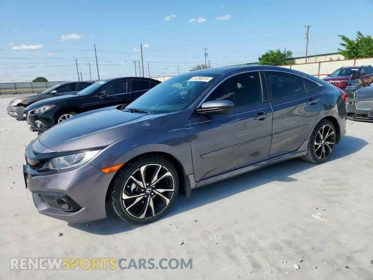 1 Photograph of a damaged car 2HGFC2F85MH532857 HONDA CIVIC 2021