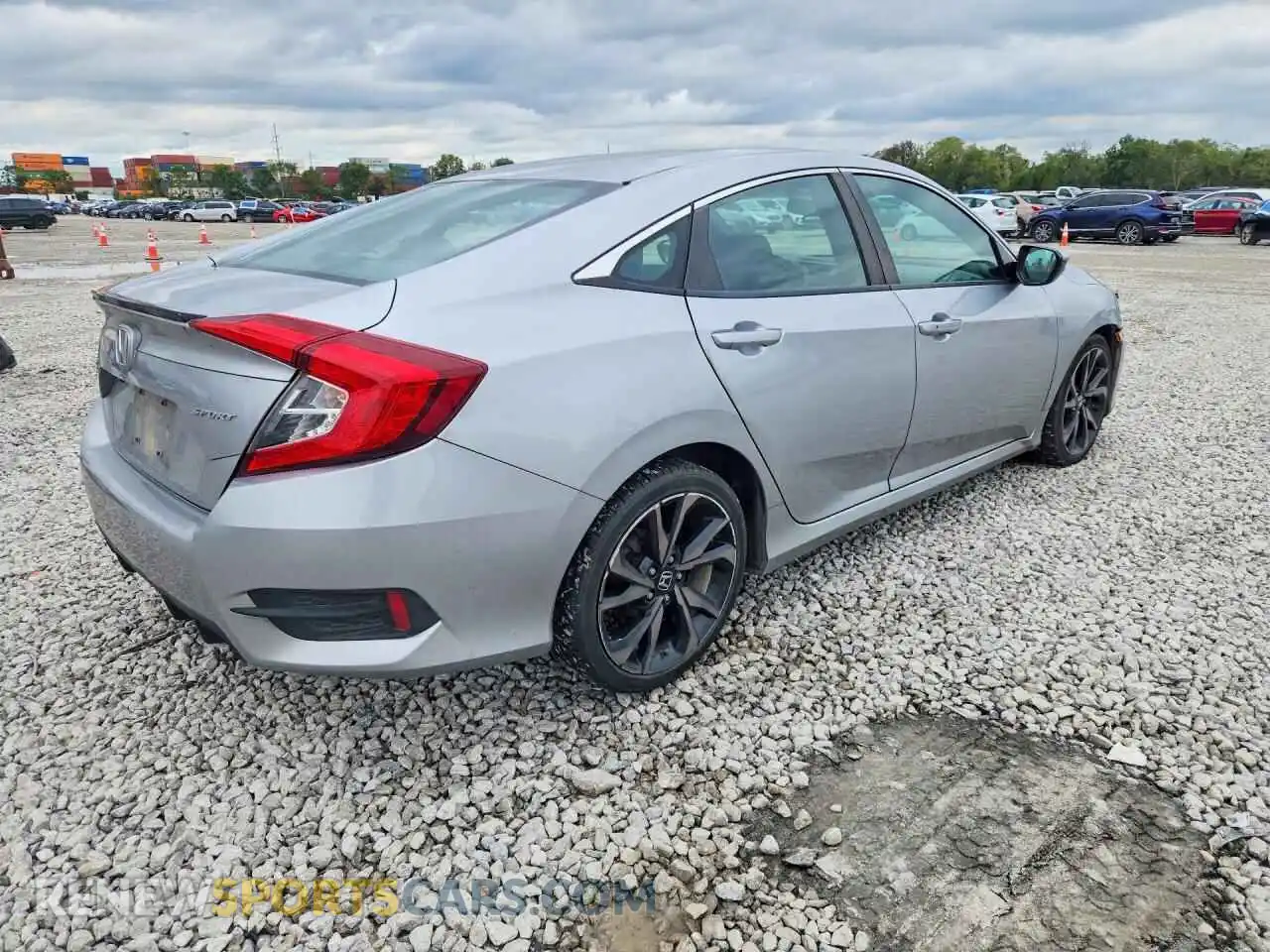 3 fotografías del automóvil dañado 2HGFC2F85MH536598 HONDA CIVIC 2021