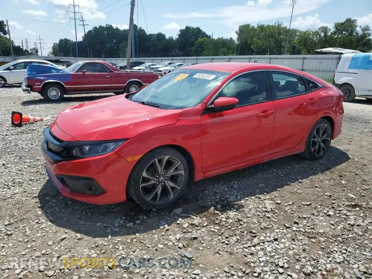 1 Photograph of a damaged car 2HGFC2F85MH536746 HONDA CIVIC 2021