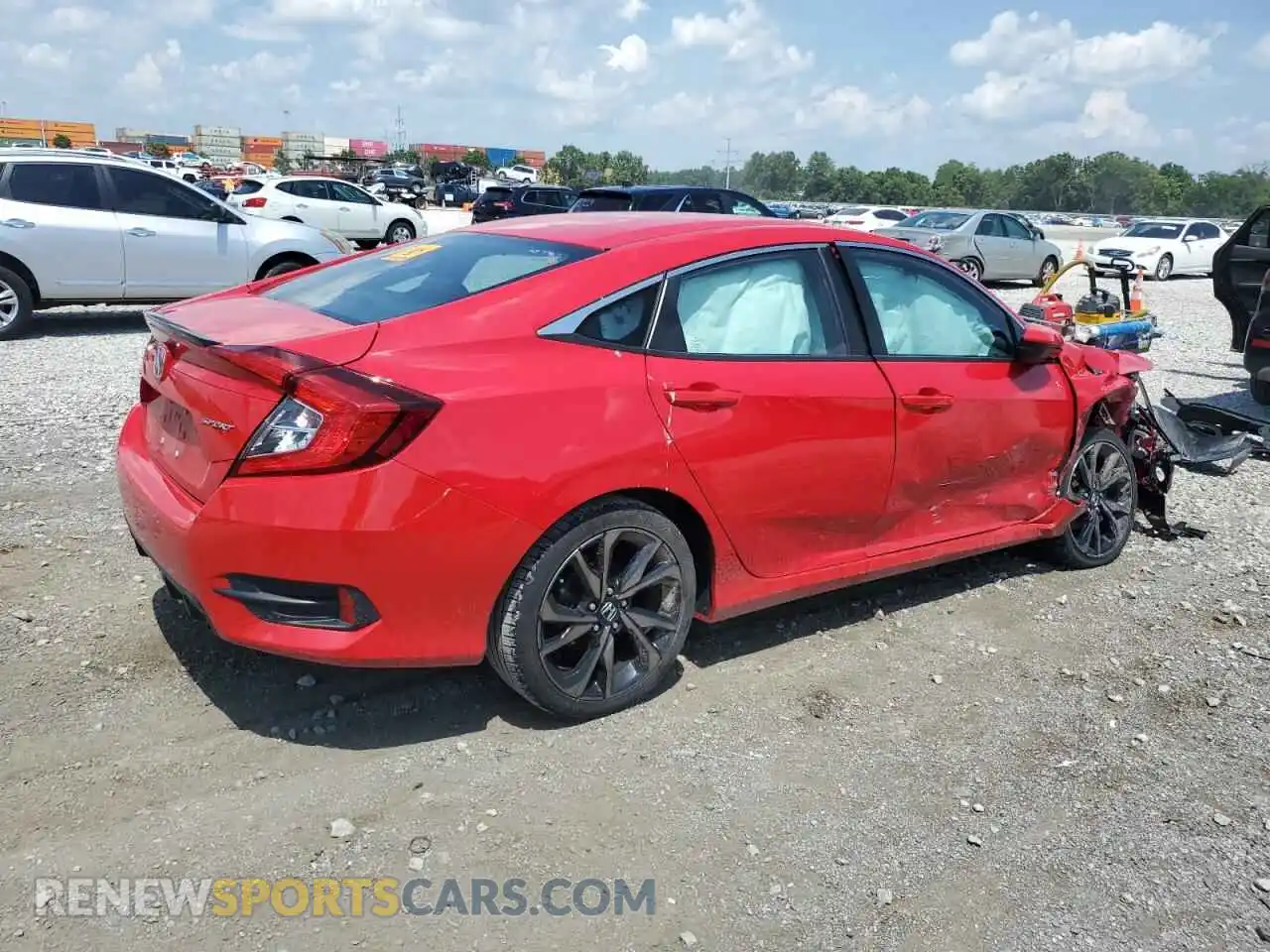 3 Photograph of a damaged car 2HGFC2F85MH536746 HONDA CIVIC 2021