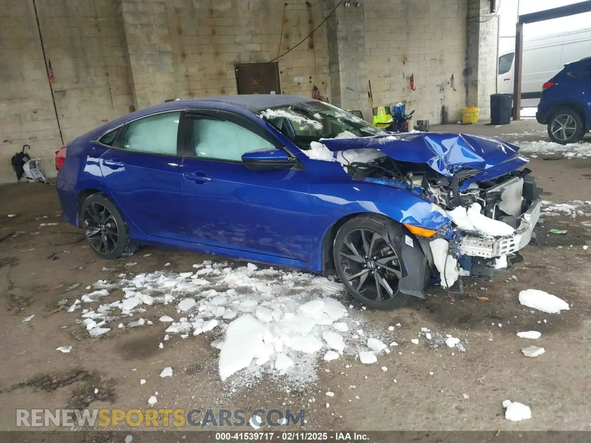 1 Photograph of a damaged car 2HGFC2F85MH537881 HONDA CIVIC 2021