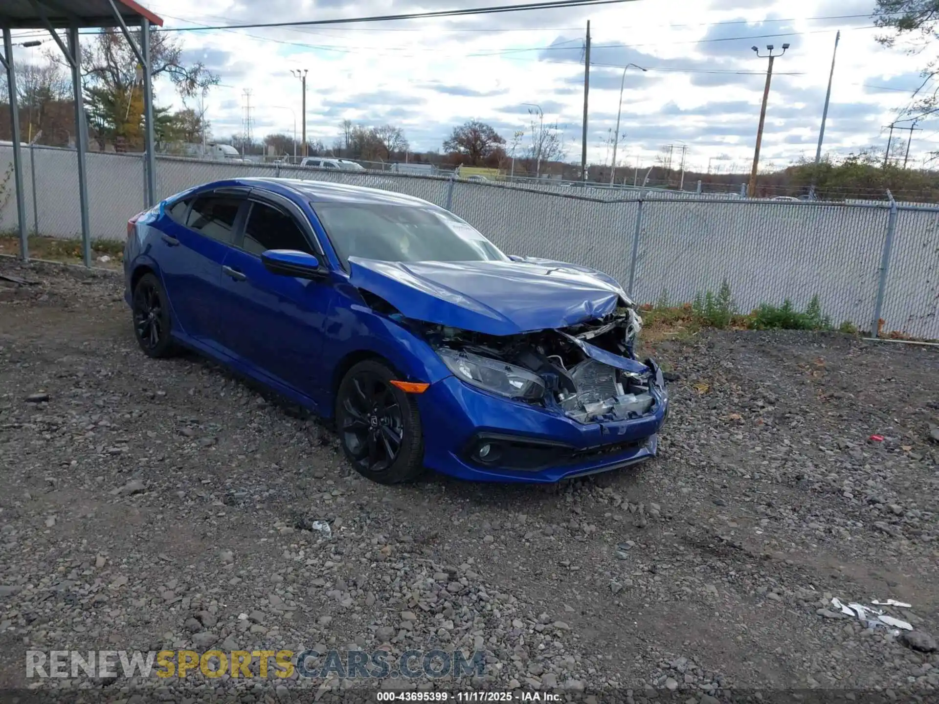 1 Photograph of a damaged car 2HGFC2F85MH537945 HONDA CIVIC 2021