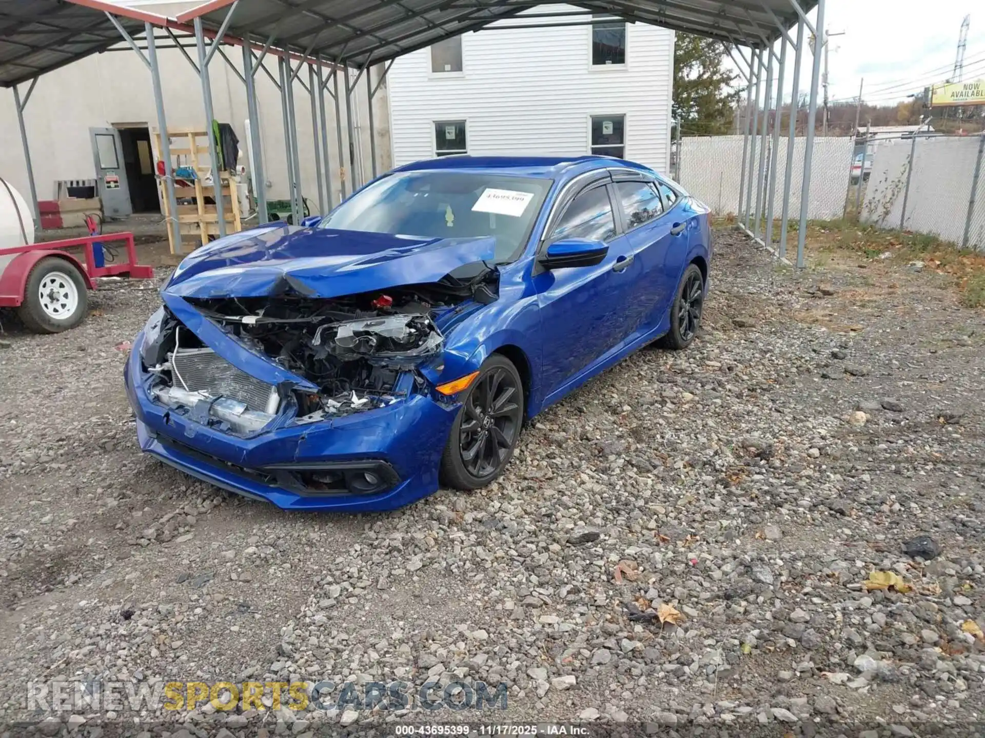 2 Photograph of a damaged car 2HGFC2F85MH537945 HONDA CIVIC 2021
