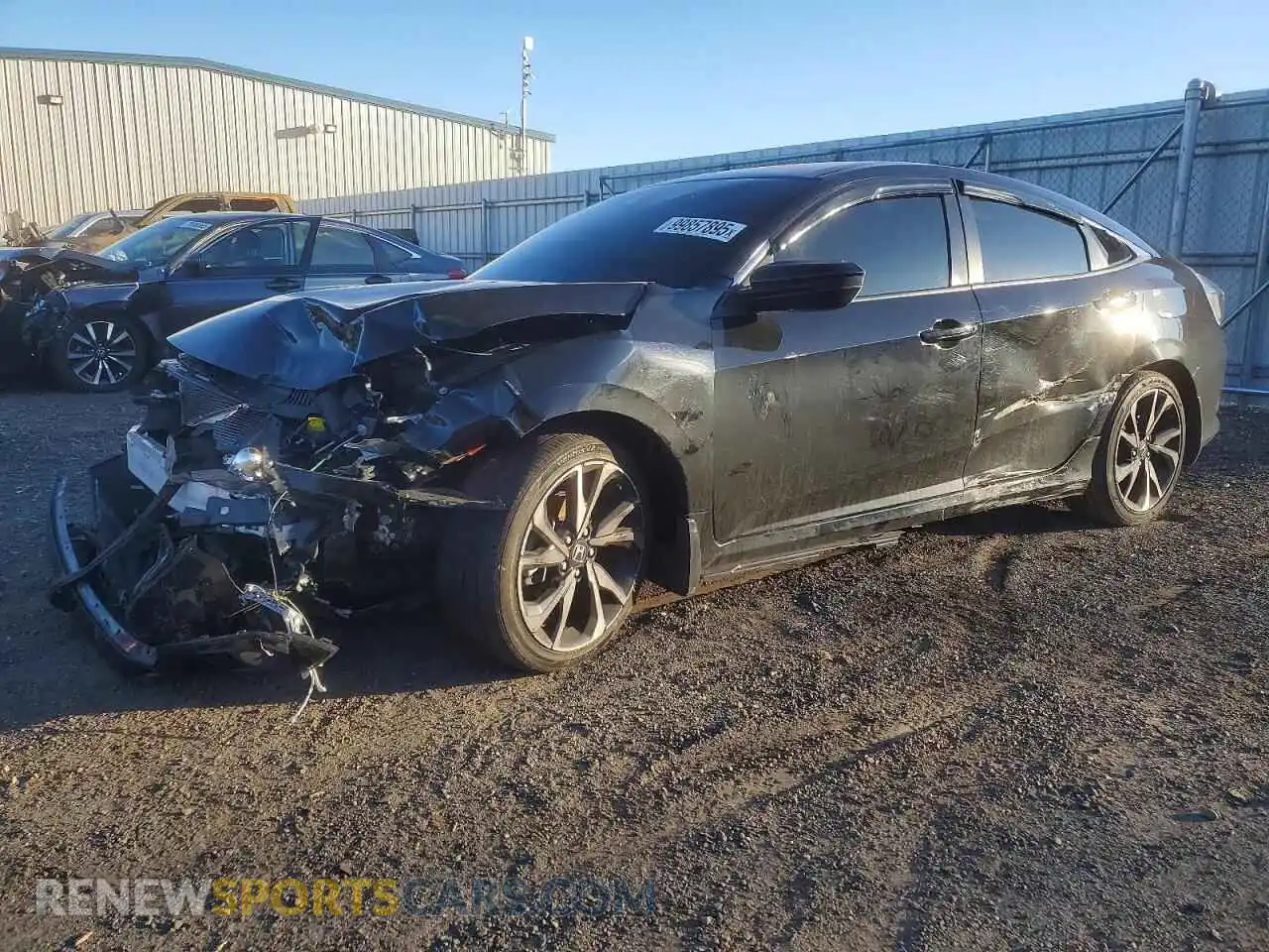 1 Photograph of a damaged car 2HGFC2F85MH539730 HONDA CIVIC 2021