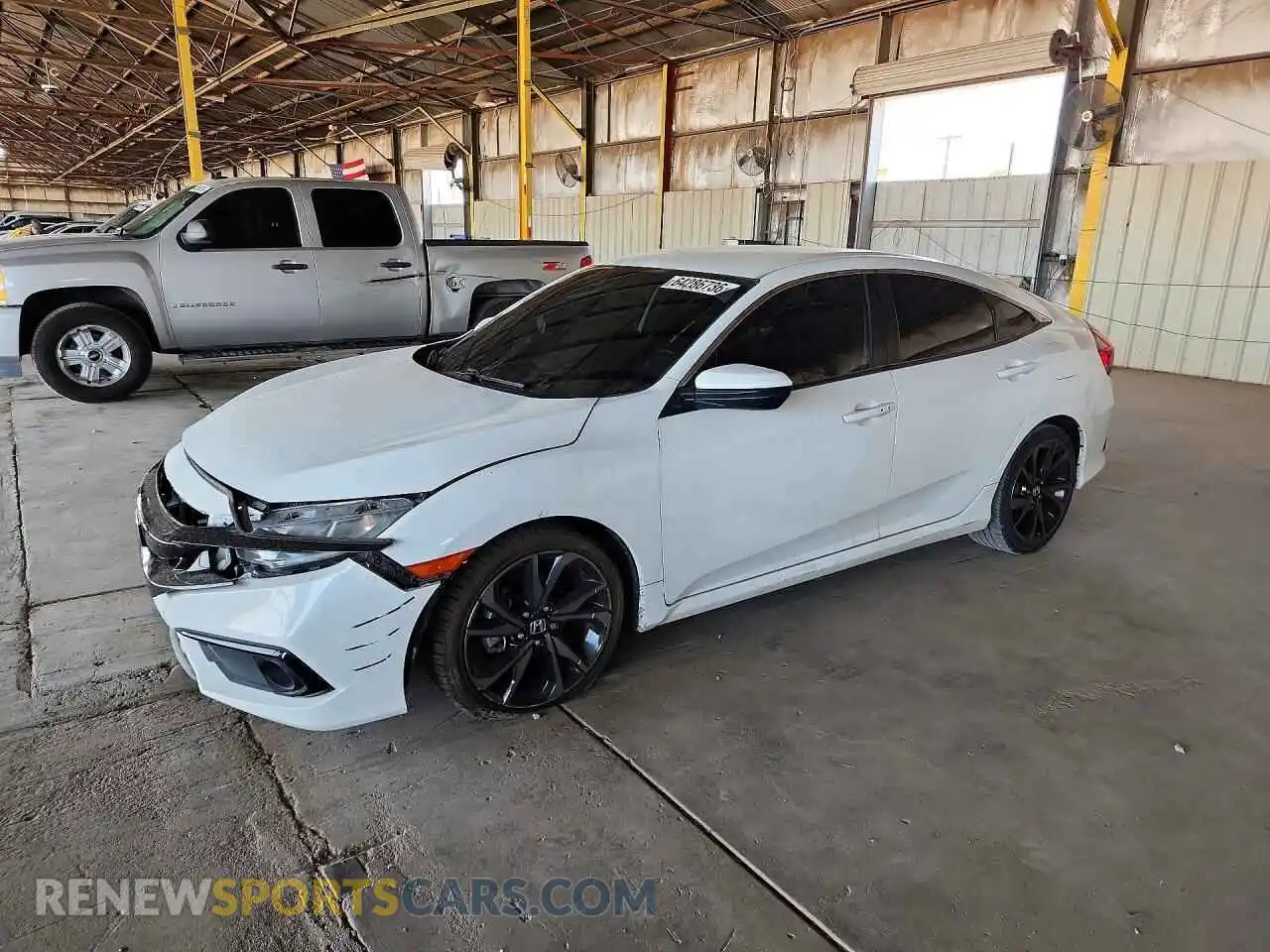 1 Photograph of a damaged car 2HGFC2F85MH540084 HONDA CIVIC 2021