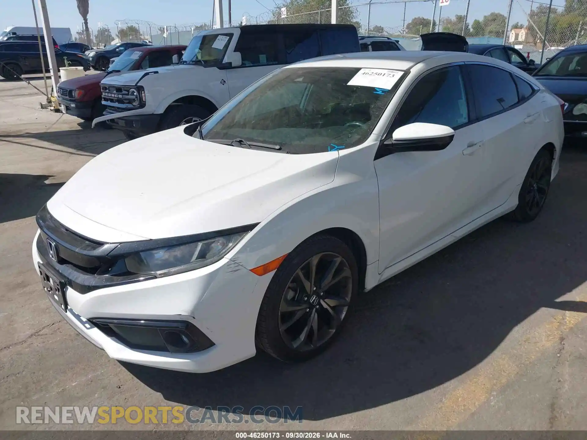 2 Фотография поврежденного автомобиля 2HGFC2F85MH541381 HONDA CIVIC 2021