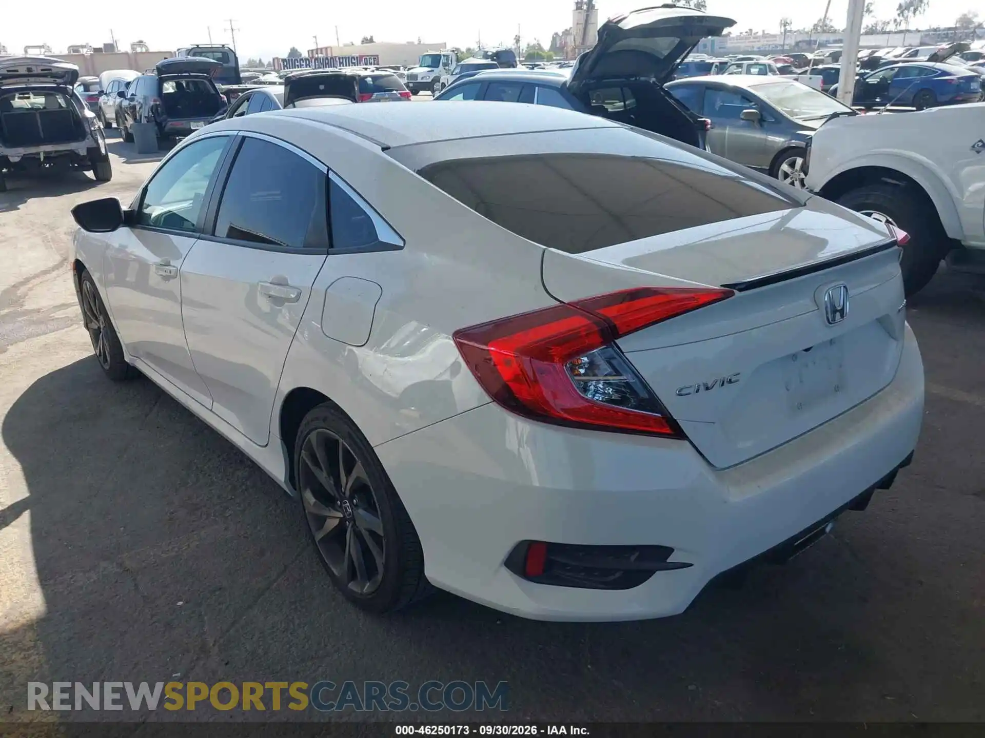 3 Фотография поврежденного автомобиля 2HGFC2F85MH541381 HONDA CIVIC 2021