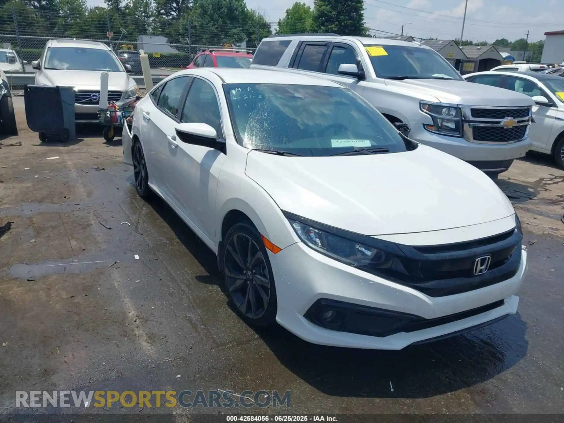 1 Photograph of a damaged car 2HGFC2F85MH545141 HONDA CIVIC 2021