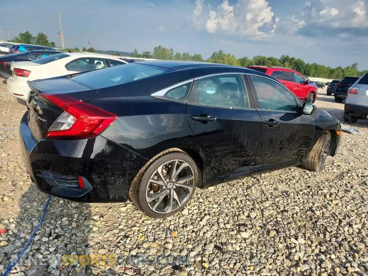 3 Фотография поврежденного автомобиля 2HGFC2F85MH551019 HONDA CIVIC 2021