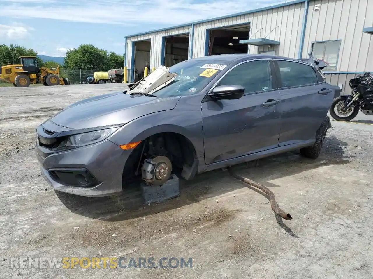 1 Photograph of a damaged car 2HGFC2F85MH551442 HONDA CIVIC 2021