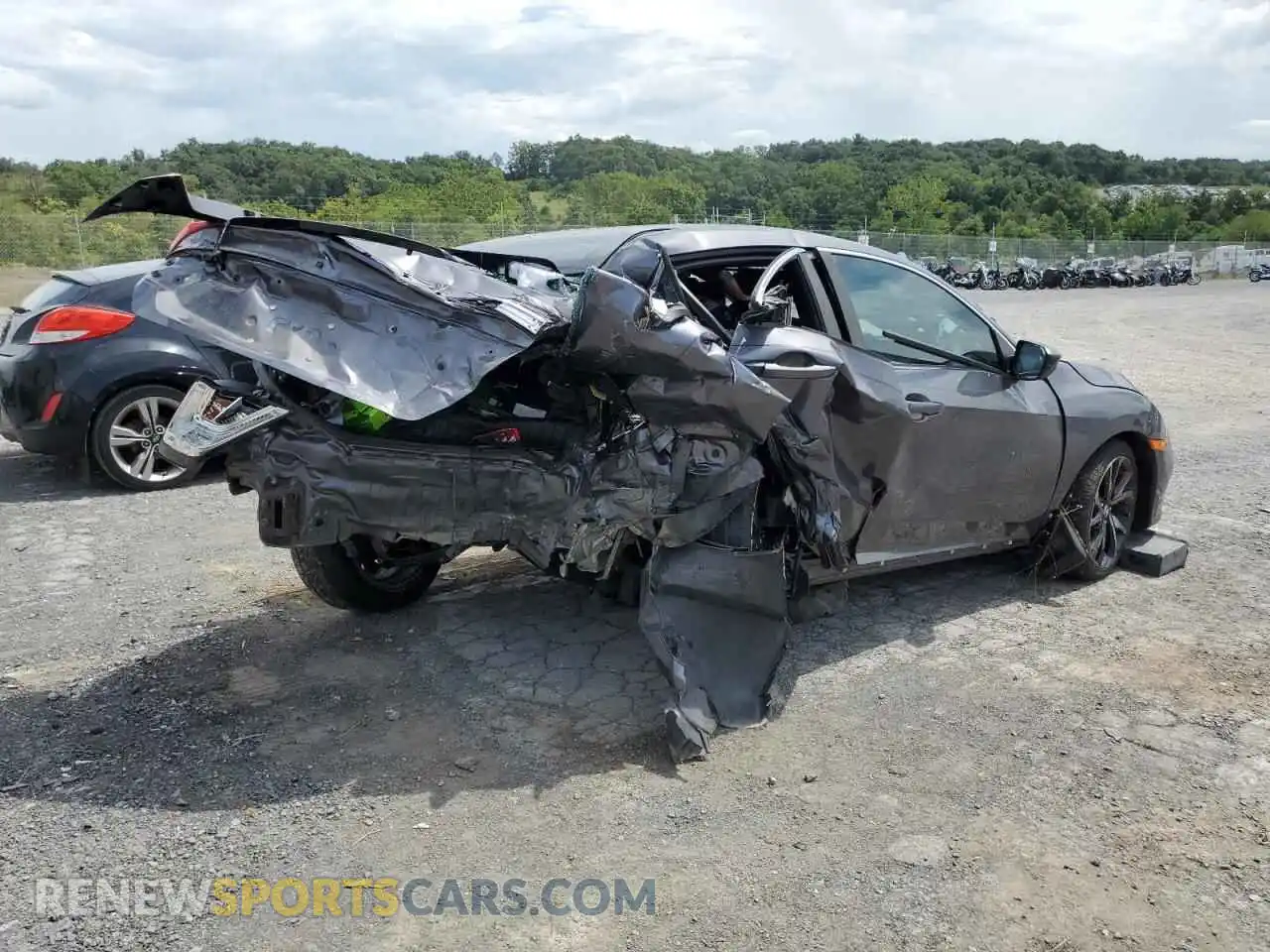 3 Photograph of a damaged car 2HGFC2F85MH551442 HONDA CIVIC 2021