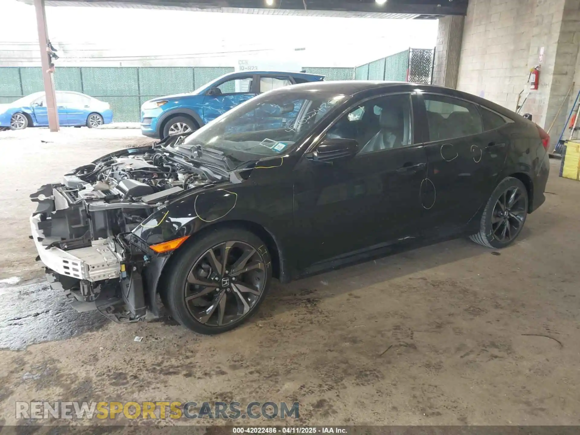 2 Photograph of a damaged car 2HGFC2F86MH508129 HONDA CIVIC 2021
