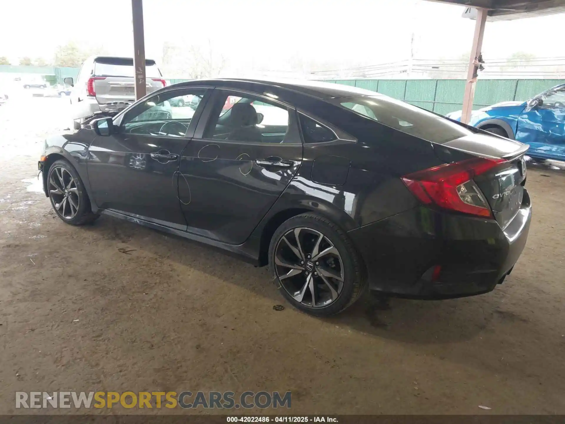 3 Photograph of a damaged car 2HGFC2F86MH508129 HONDA CIVIC 2021