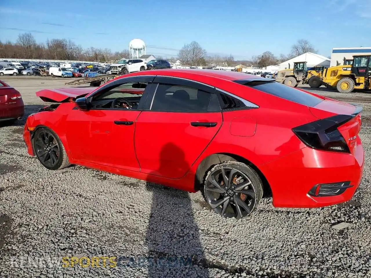 2 Photograph of a damaged car 2HGFC2F86MH511015 HONDA CIVIC 2021