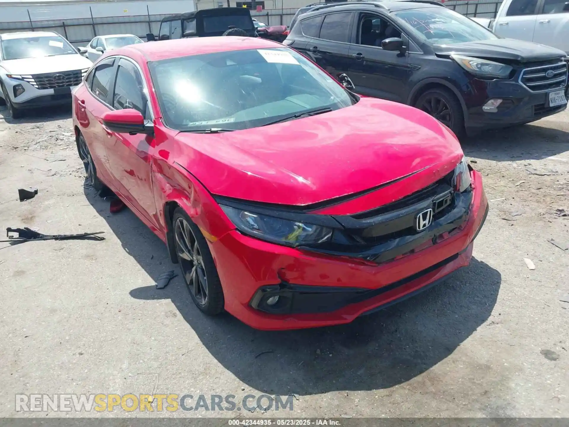 1 Photograph of a damaged car 2HGFC2F86MH512178 HONDA CIVIC 2021
