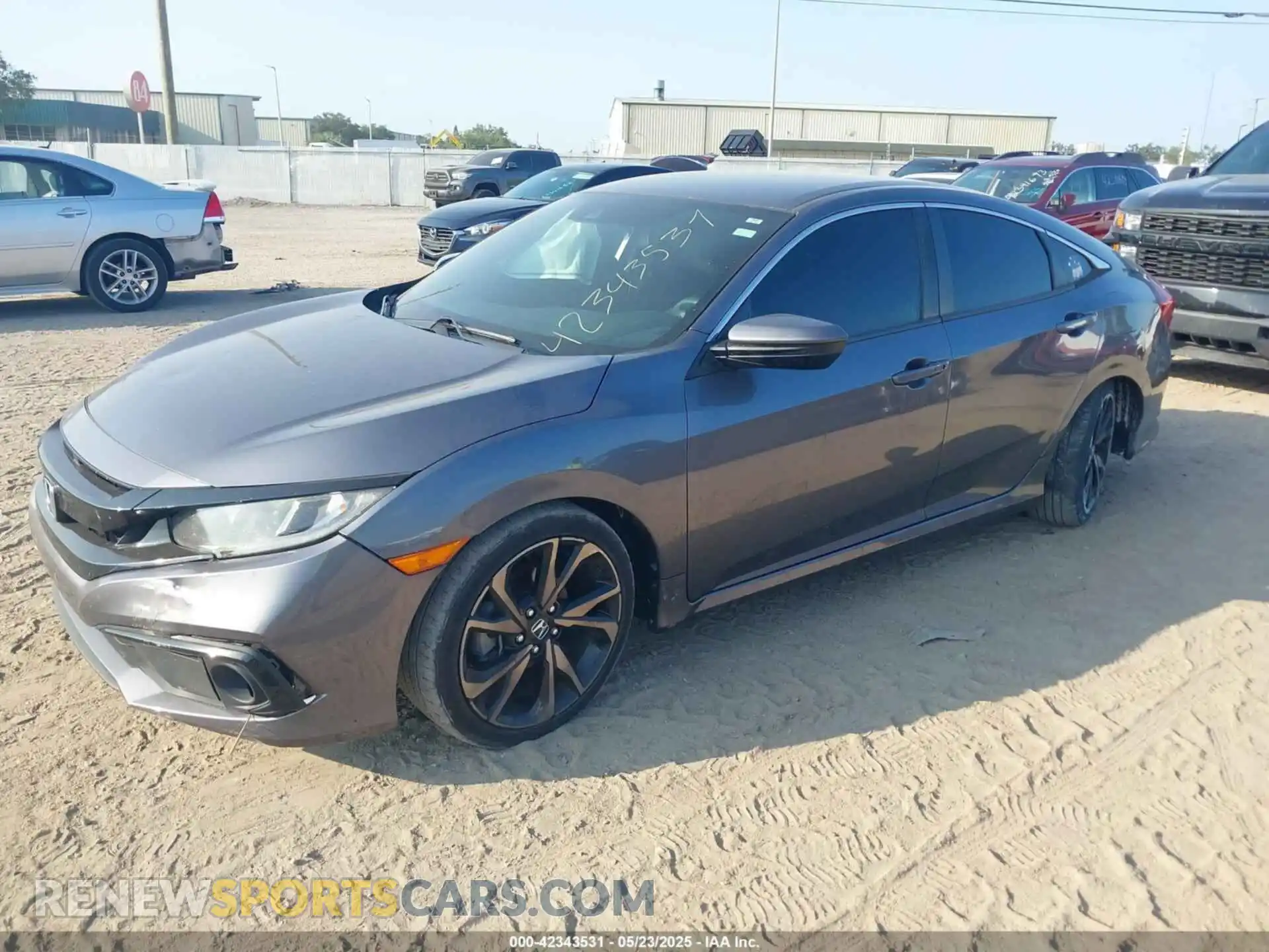 2 Photograph of a damaged car 2HGFC2F86MH518952 HONDA CIVIC 2021