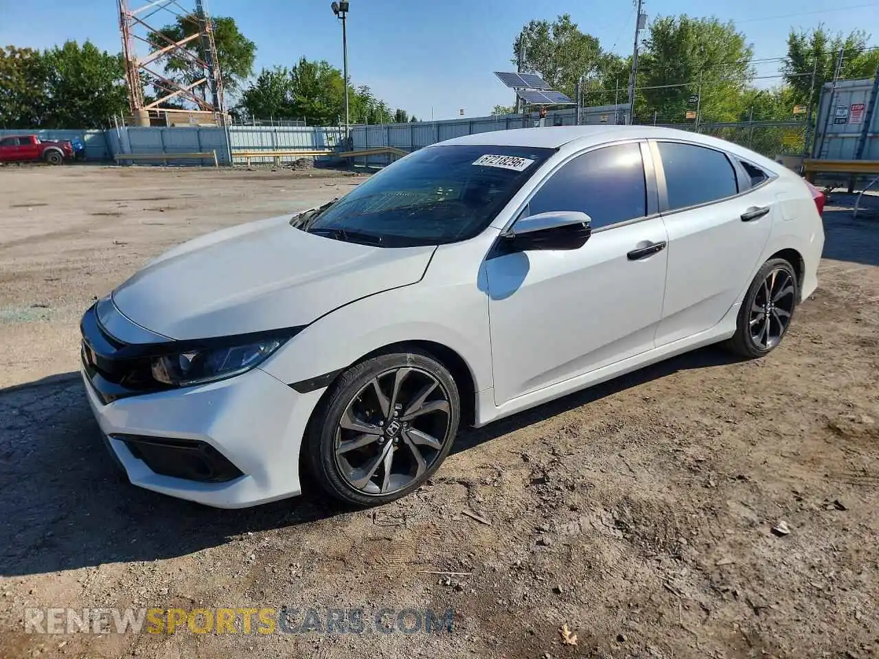 1 Photograph of a damaged car 2HGFC2F86MH522175 HONDA CIVIC 2021