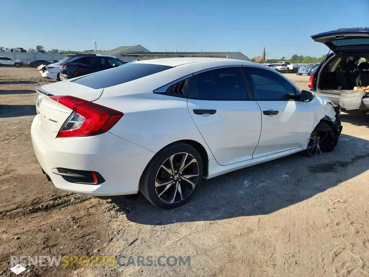 3 Photograph of a damaged car 2HGFC2F86MH522175 HONDA CIVIC 2021