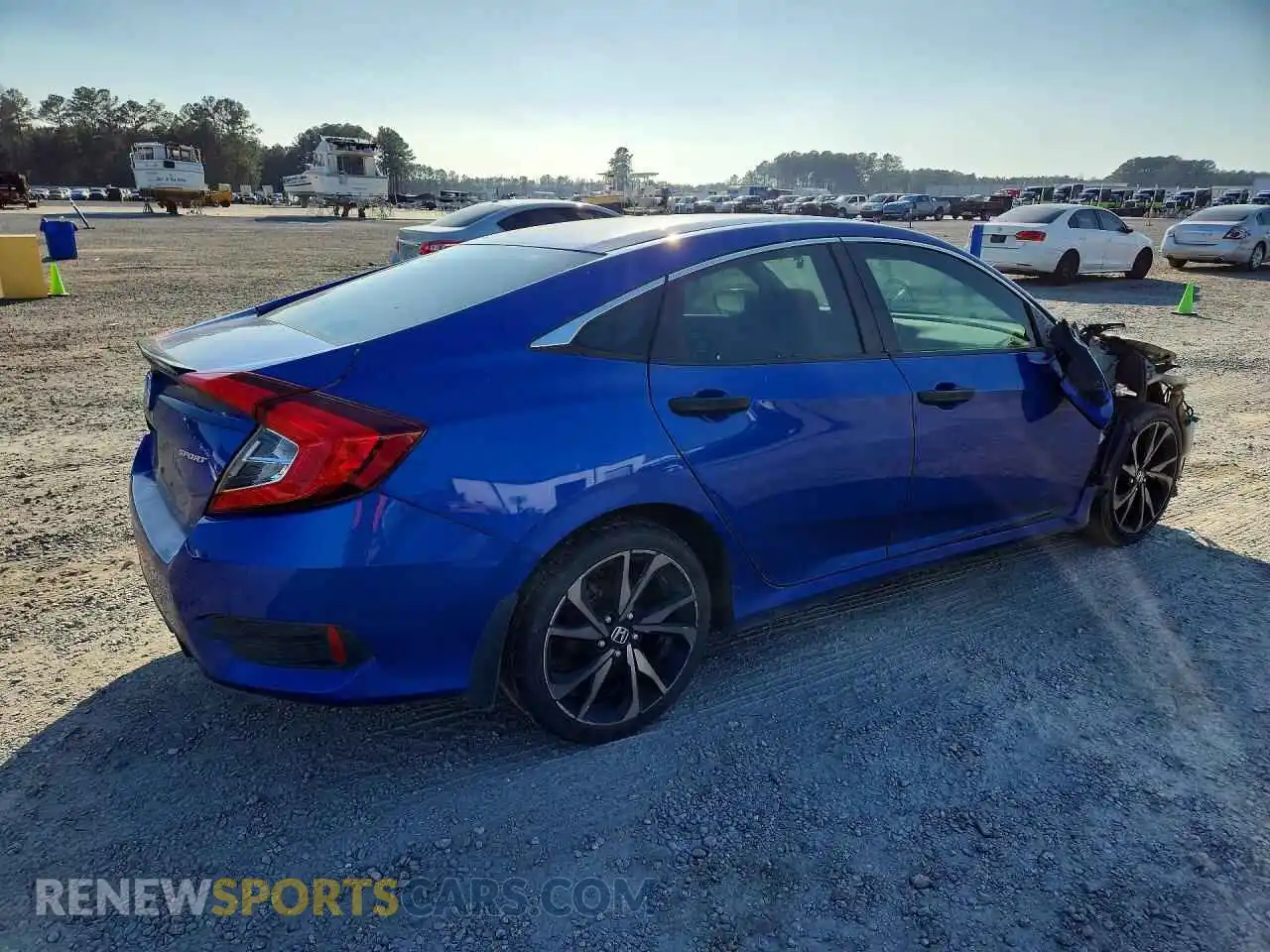 3 Photograph of a damaged car 2HGFC2F86MH522838 HONDA CIVIC 2021