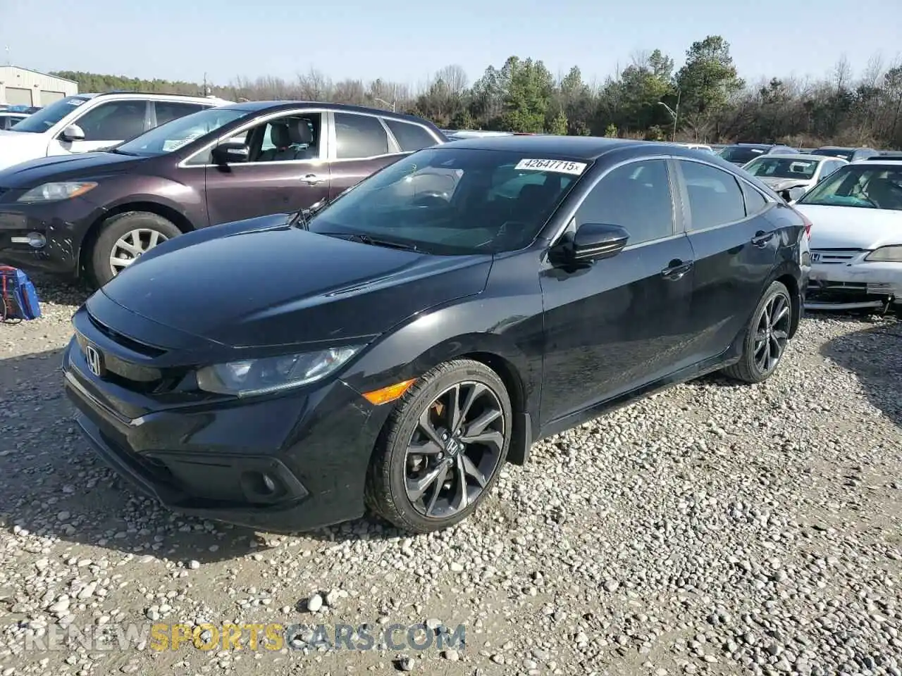 1 Photograph of a damaged car 2HGFC2F86MH527313 HONDA CIVIC 2021