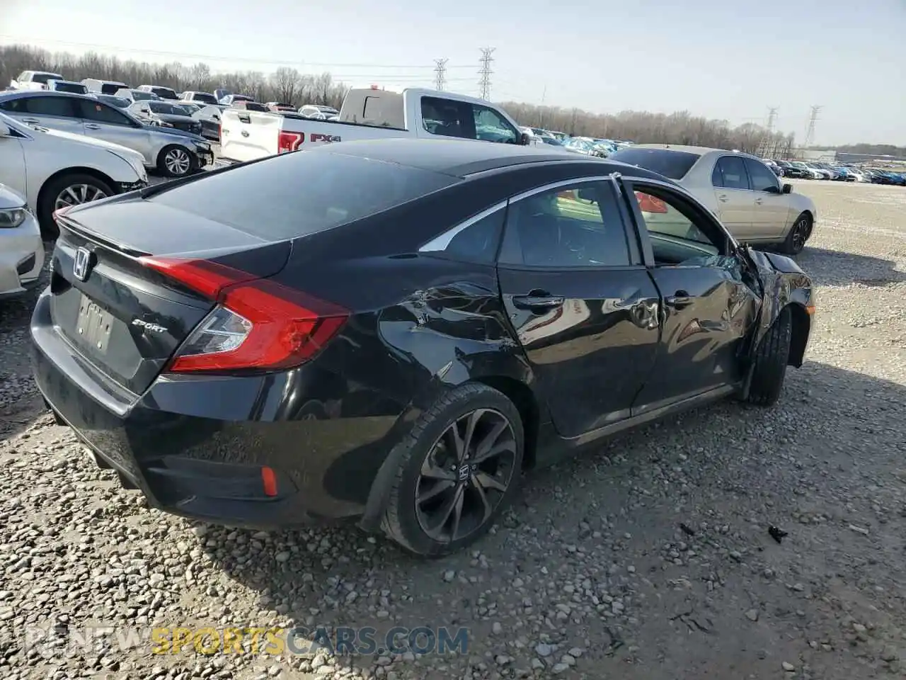 3 Photograph of a damaged car 2HGFC2F86MH527313 HONDA CIVIC 2021