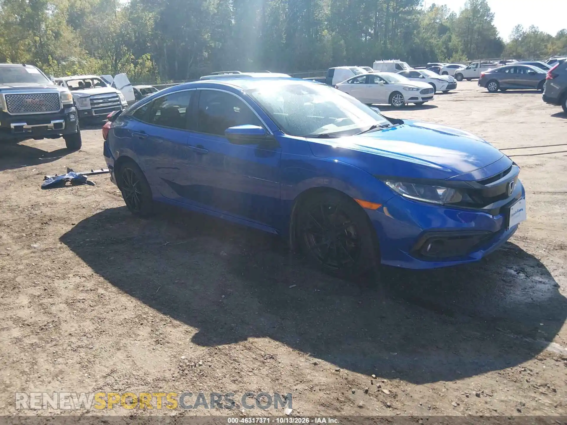 1 Photograph of a damaged car 2HGFC2F86MH527652 HONDA CIVIC 2021