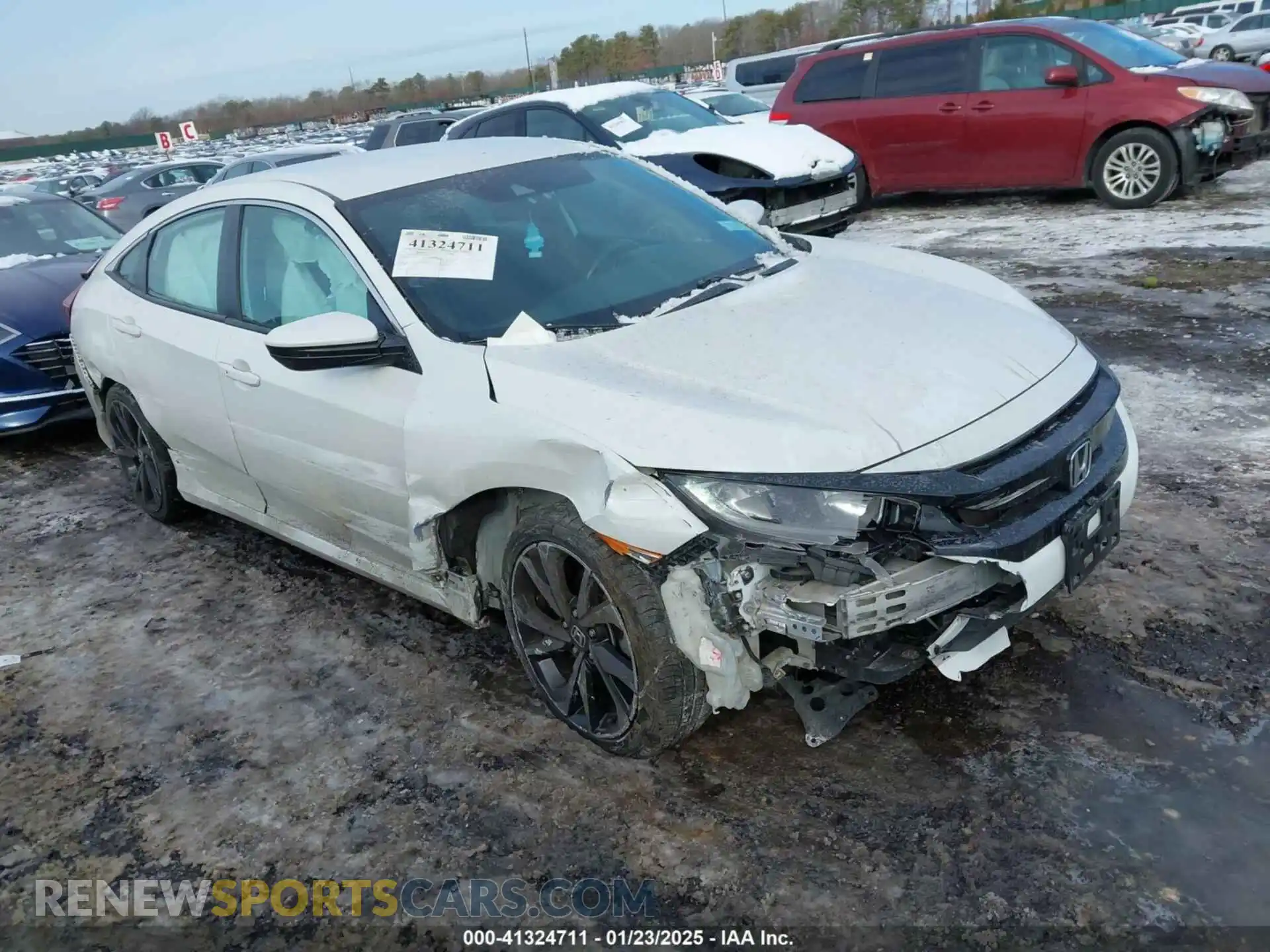 1 Photograph of a damaged car 2HGFC2F86MH530969 HONDA CIVIC 2021