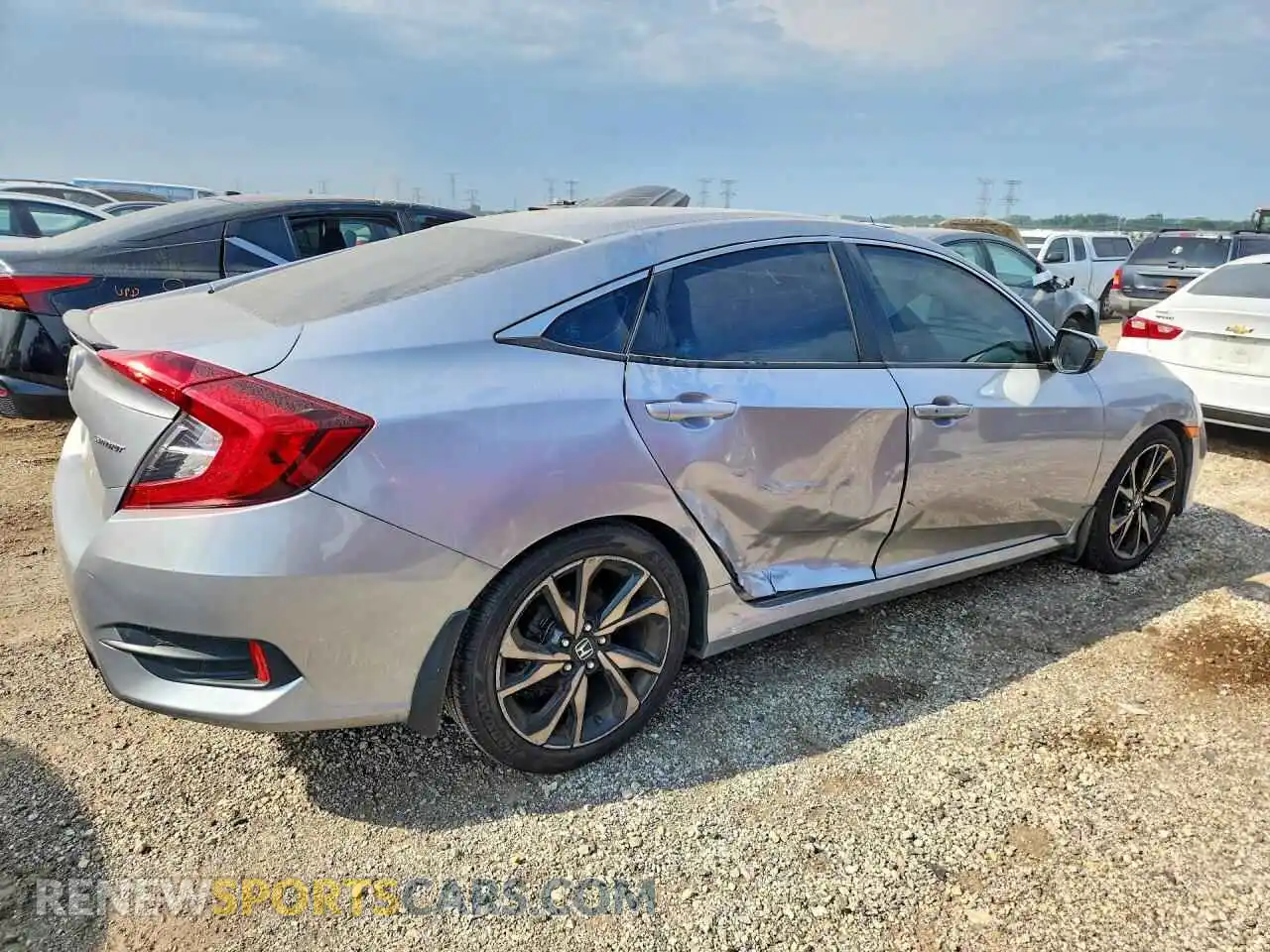 3 Фотография поврежденного автомобиля 2HGFC2F86MH532561 HONDA CIVIC 2021