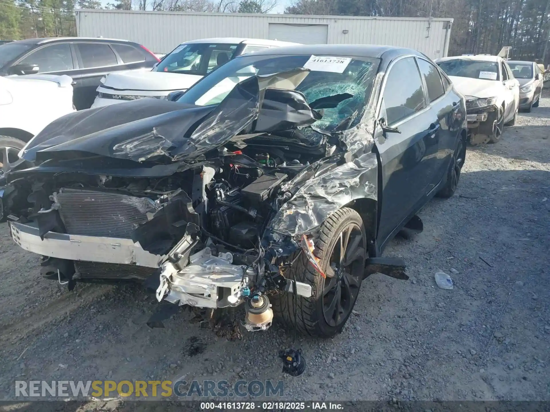 2 Photograph of a damaged car 2HGFC2F86MH532639 HONDA CIVIC 2021