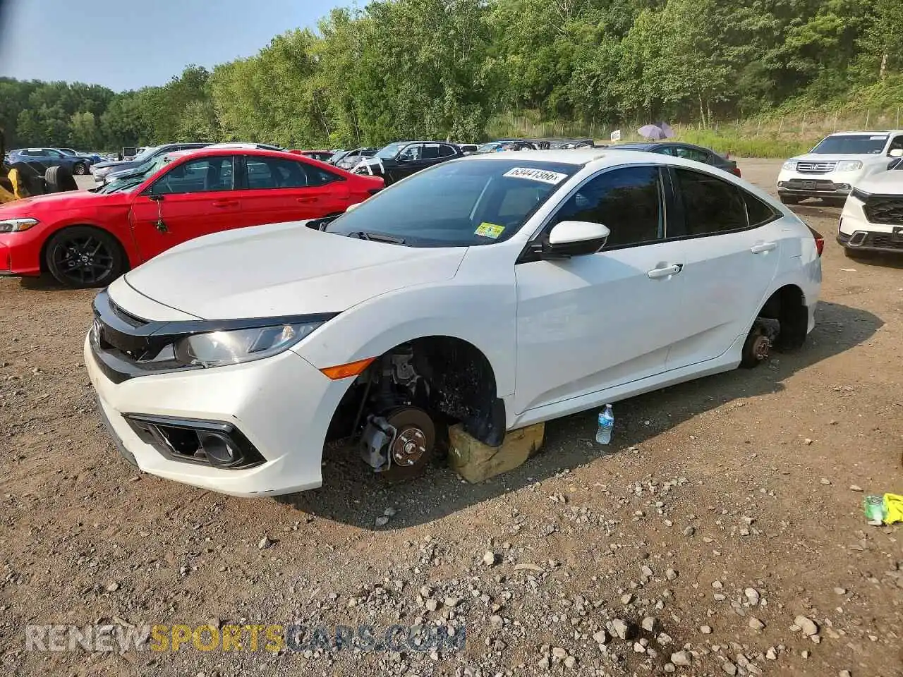 1 fotografías del automóvil dañado 2HGFC2F86MH533547 HONDA CIVIC 2021