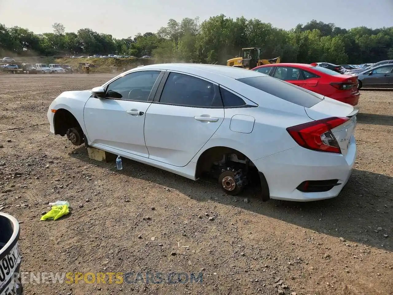 2 fotografías del automóvil dañado 2HGFC2F86MH533547 HONDA CIVIC 2021