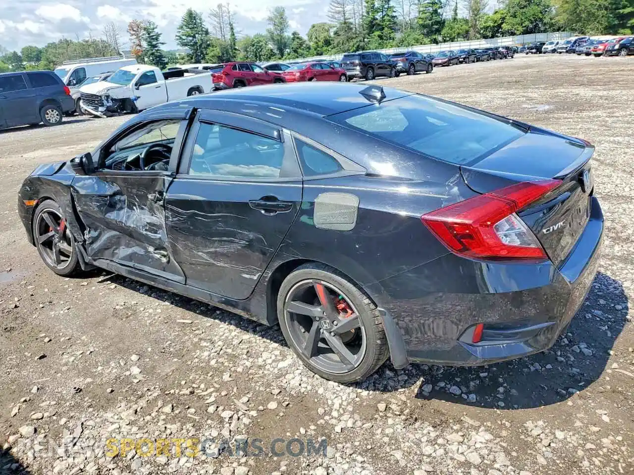 2 Photograph of a damaged car 2HGFC2F86MH533936 HONDA CIVIC 2021
