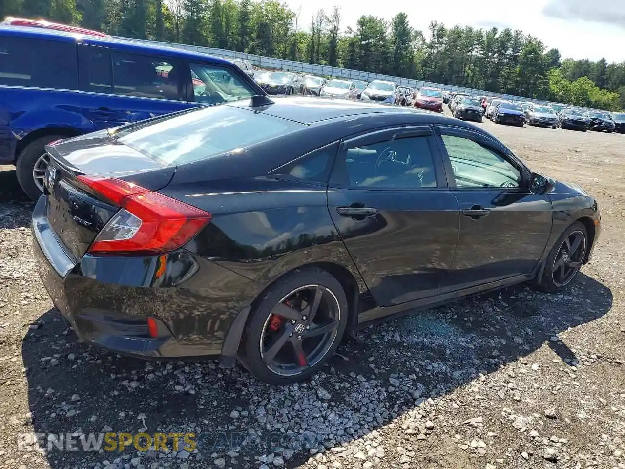 3 Photograph of a damaged car 2HGFC2F86MH533936 HONDA CIVIC 2021