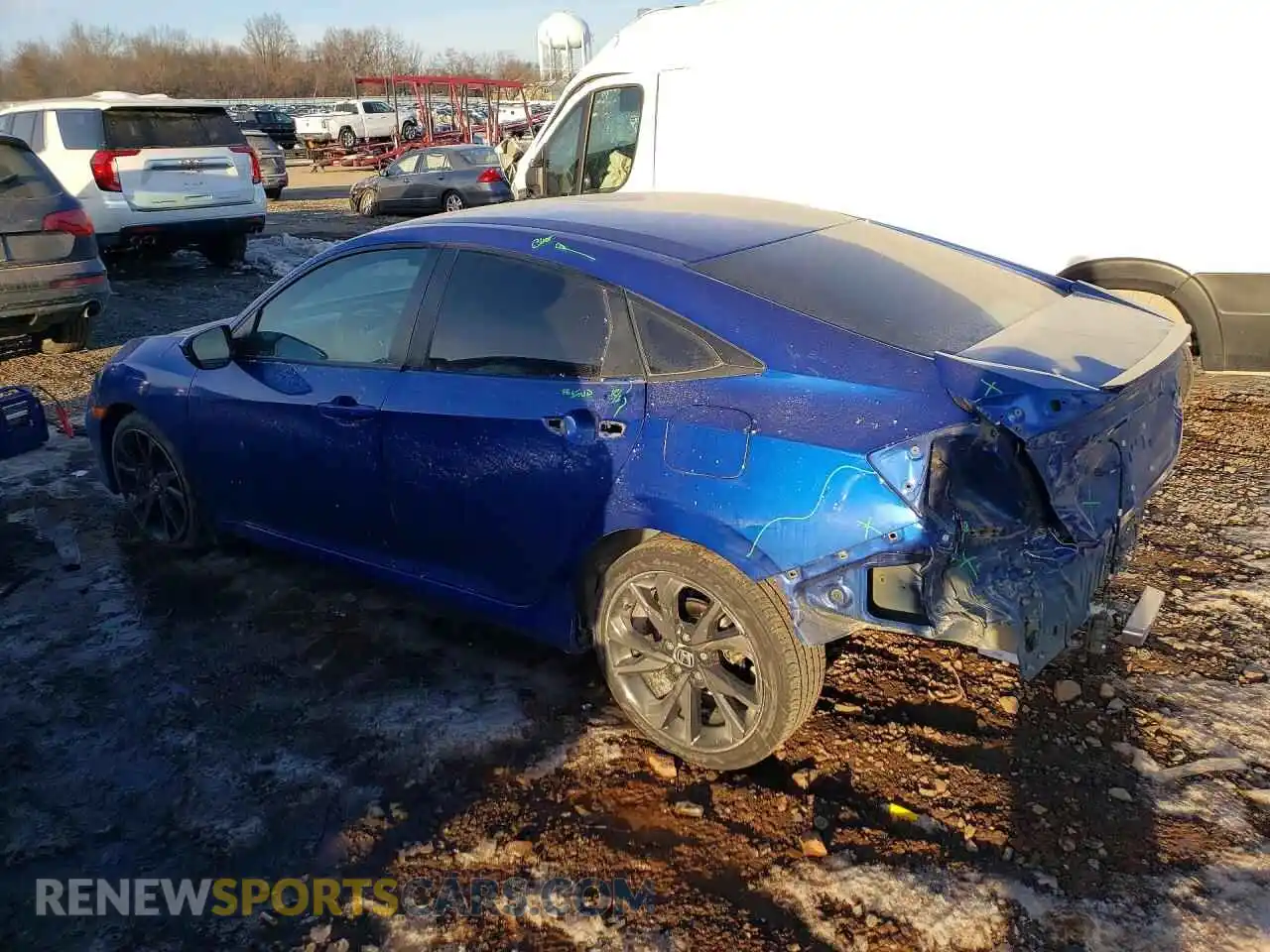 2 Photograph of a damaged car 2HGFC2F86MH547562 HONDA CIVIC 2021