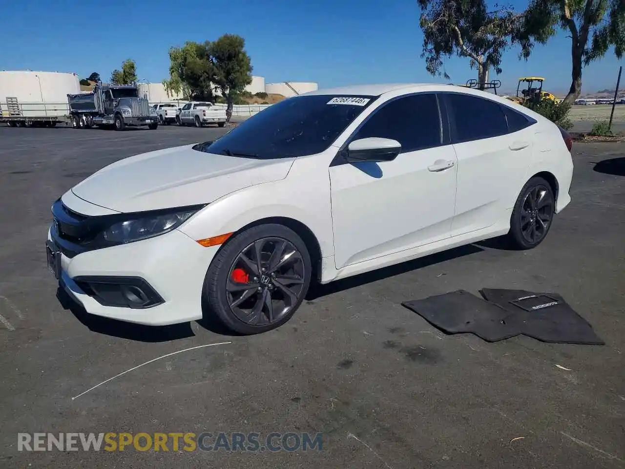 1 fotografías del automóvil dañado 2HGFC2F86MH552258 HONDA CIVIC 2021