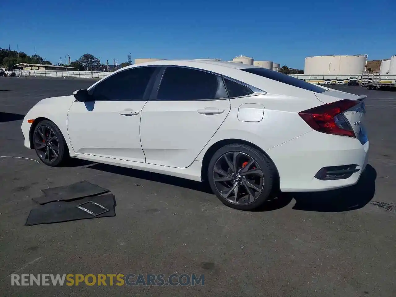 2 fotografías del automóvil dañado 2HGFC2F86MH552258 HONDA CIVIC 2021